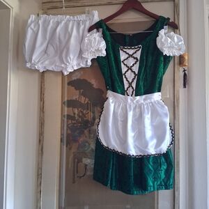 St. Patricks Day, Costume, Bar Maid Custom Made M/L